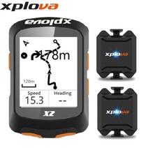 [자전거속도계네비] 한글판 엑스플로바 X2 자전거 GPS 스마트 네비게이션 속도계, 2. 엑스플로바 X2 번들셋