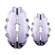 캘리퍼커버 디스크 라이닝 커버 도색Caliper Covers Red Universal For Car Styling Kit Wheel Hub Modific, 03 white M
