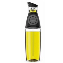 올리브 오일 디스펜서 병 세트 물방울 없는 식초 양념 통 주방 도구, 500ml black