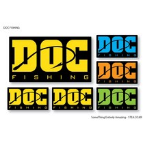 STEA 낚시 로고 엠블럼 데칼 스티커SET 스티커, 18닥피싱