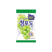 롯데 [캔디]청포도 캔디 153g 맛있는 달콤한간식 사무실간식 아이들간식, 9개