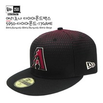 뉴에라 [슈즈네][정품] MLB 어센틱 애리조나 다이아몬드백스 게임 야구모자 59FIFTY 메이저리그 선수모자 미국직배송
