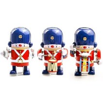 빈티지 레트로 틴토이 양철 태엽 병정 장식 소품, 단품