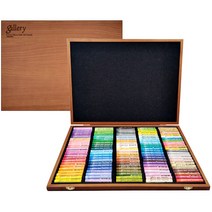 문교 갤러리 아티스트 소프트 오일 파스텔 120색 목함 MOPV-120 / 전문가용 / 다양한 컬러 / 선명한 색상 / 부드러운 질감 / 다양한 연출 가능