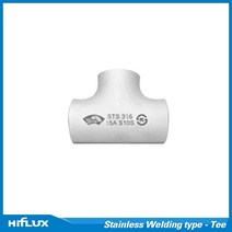 유성벤드 스텐 용접 관이음쇠 피팅 - TEE (S10) SUS316 25A-20A, 1개