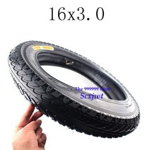 16인치 305 미니벨로 자전거 bmx 튜브 cst 16x3.0 전기 타이어 163.0, 내부 및 외부 타이어