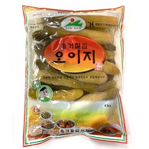 우리존 솔거 통 오이지 4kg-1Kg, 1팩, 4kg