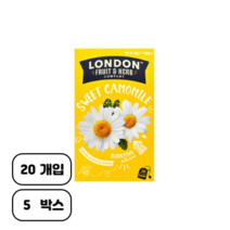 런던앤후르츠앤허브 스위트 캐모마일, 1.5g, 100개입