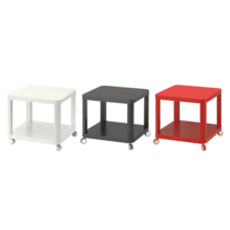 이케아 TINGBY 팅뷔 이동식 보조테이블 64x64 cm / 50x50 cm, 화이트 602.959.28, 50 x 50 cm