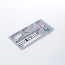시스맥스 펜접시2 펜받침대 책상 정리 테이블트레이 펜트레이 플라스틱트레이 고도몰찾기 데스크정리용품 펜받침대 필기구보관 테이블트레이 책상정, 블루