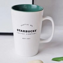 STARBUCKS 스타벅스 머그잔 커피잔 375ml [2개 구매 시 1개 증정] [국내 셀러], A흰색