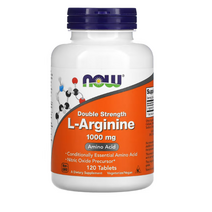 NOW Foods L-아르기닌 더블 스트렝스 1 000mg 120정, 1개