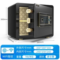 가정용 소형금고 사무실용 금고 귀중품 보관함 지문인식 지폐수납 대형금고 소형금고, 30cm