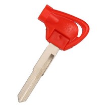 WhatsKey 10Pcs 바이크 오토바이 키 Blank Uncut For YAMAHA 자석 도난 방지 잠금 VOX BWS 4V BWS125 VOX50 GTR125 JOG EVO, [02] Left Red