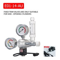 자작 화학 이탄 이산화탄소 발생기 고압 물고기 탱크 DIY CO2 레귤레이터 솔레노이드 밸브 버블 카운터 미세 조정 반응 제어 시스템 반응기 발전기 세트, [04] AU Plug