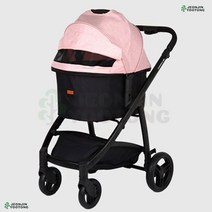 닥스훈트 유모차 핑크 L 강아지용품 비숑 펫산책 시츄 진돗개 웰시코기