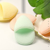 스펀지 세안 모공 브러쉬 미세 클렌징 블랙헤드 페이스 저자극 거품, 세안스펀지 그린 - 1개