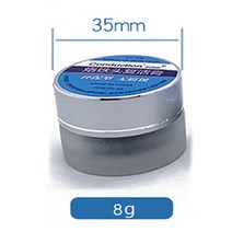 전기 납땜 인두 팁 리프레셔 솔더 크림 클리닝 페이스트 전기 납땜 인두 팁 산화물 헤드 부활 청소, 02 8g