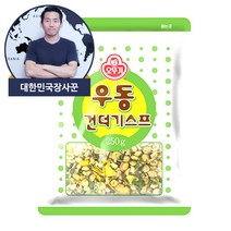 오뚜기 우동건더기스프 튀김 우동 고명 250g, 3개