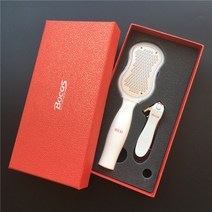 전문가용 발각질제거기 각질 면도 보카스 발닦이 박카스 발닦이 발닦이 발닦이 발뒤꿈치 굳은살깎이 발닦이신기, 11 화이트+라지 손톱집게（핑크）선물세트