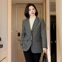 시크라인 페얼리 헤링본 체크 자켓 CLLC-C-08