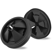 쓰레기 처리기 스플래시 가드 InSinkErator 에볼루션 시리즈 9.5cm(3 3 8인치) QCB AM 싱크 배플 배수 커버 2022 탈착식 조용한 칼라 EPDM 스트레이너 인, with Sink Stopper, Black 3 3/8