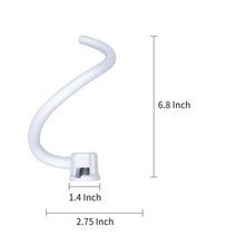 스파이럴반죽기 알루미늄 키친 에이드 스탠드 믹서 나선형 코팅 반죽 후크 KV25H0X KP26M1X KP26M8X KV25G0X KV25G8X KL26M8X KB26G1X