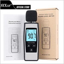 소음측정기 디지털 층간 소음계 syxlif 데시벨 측정 장치 디지털 사운드 레벨 미터