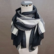 쵸우쵸우 네츄럴 도트 패턴 스카프 머플러 가을 봄