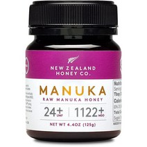 뉴질랜드 생 마누카 꿀 허니 MGO 1122 125g, 4.4 Ounce (Pack of 1), Manuka UMF 24+
