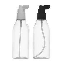 허브스프레이 헤어 스프레이용기 검정 흰색캡 20~500ml, 200ml, 투명용기(F) 검정캡, 1개