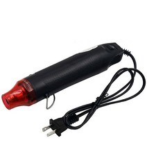 무선 열풍기 히팅건 220v 뜨거운 공기 총 전동 공구 diy 뜨거운 공기 총 300w 지원 시트 헤어 드라이어 히터 수축 시트 공기 열 총 도구, 우리 플러그, 검은색