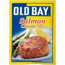 OLD BAY 올드 베이 클래식 살몬 케이크 믹스 37g 12팩 Classic Salmon Cake Mix 1.34 oz, 1set