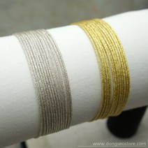 동서스토어 폴리 은사 금사 매듭실 0.7mm 1mm (1롤-180~200야드) 매듭재료, 은사(0.7mm)-1롤