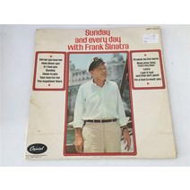 마카롱 LP판 희귀앨범 레코드판 턴테이블 Sinatra Sunday And Everyday With Frank Sinatra