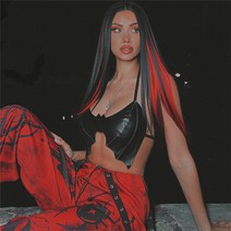 탑보그 배트 스트랩 백오픈 레더 탑