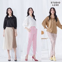 [런칭가 79 900원] 스튜디오럭스 니트블록 블라우스 3종