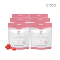 인생뷰티 어류 저분자 피쉬 콜라겐 츄 30 구미 6개, 단품, 단품