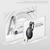 아크릴 가림막 칸막이 책상 테이블 비말차단 B타입, 세로 A4