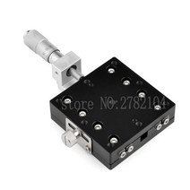 X축 트리밍 플랫폼 수동 선형 스테이지 베어링 튜닝 슬라이딩 X80-L 크로스 레일 80x80mm, 03 X80-C