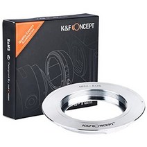 일본직발송 2. KAMP;F CONCEPT [정규 대리점]KF M42 렌즈-CANON EOS EF마운트 어댑터 렌즈 크로스 첨부 M4, One Size, One Color