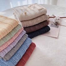 DIY손뜨개 대바늘목도리 뜨개질패키지 동영상포함(실+도안+영상 구성), 미들(남녀공용:2볼), 샌드베이지