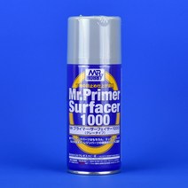 Mr 프라이머 서페이서 1000 그레이 B524 프라스틱 금속 프라모델 건담 색칠 모형 소품