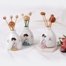 신윤복 미인도 도자기 아로마 디퓨저, run 블루, run 본상품선택