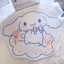 Sanrio-마이 멜로디 시나모롤 카펫 쿠로미 침대 옆 담요 바닥 매트 드레싱 테이블 쿠션 침실 장식 파시미
