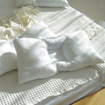 맞춤형/낮은 숙면 거북목 일자목베개 편백 메밀/워라벨 경추배개, 4 크림, 메밀+솜