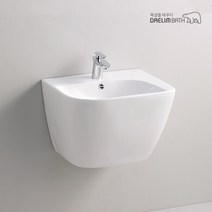PL-1040/대림바스/바스플랜/반다리세면대/일체형세면기/대림세면기/욕실세면대/화장실세면기, 자동, I자트랩 (바닥배수), 선택안함