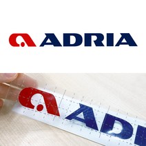 아드리아 스티커 ADRIA 데칼 카라반 스티커, 42cm, 레드