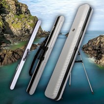 슬림형 하드케이스 낚시가방, 블랙