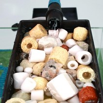 저면 측면 상면 여과기 혼합 세트 망보관 거북이 어항, 1개